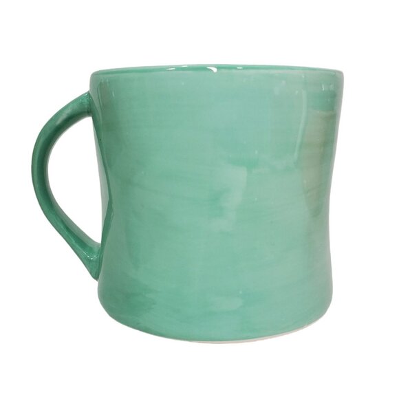 Anthropologie Monogram Initial M Letter Hand Painted Coffee Mug Cup - Picture 4 of 7